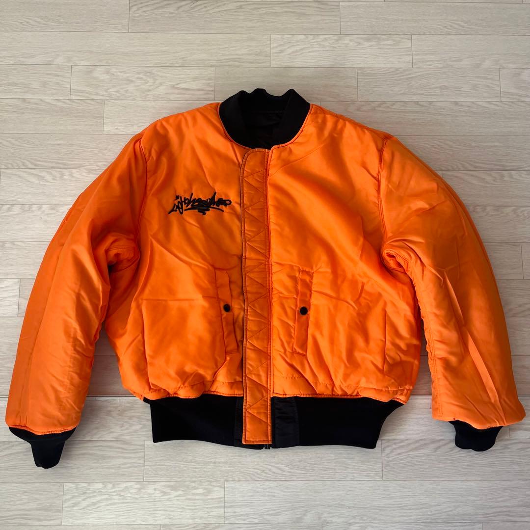 未使用XL SOPH×ALPHA WILD BUNCH GRAFFITI MA1