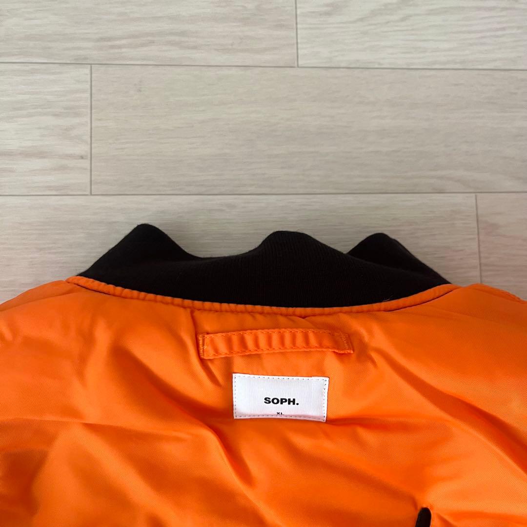 未使用XL SOPH×ALPHA WILD BUNCH GRAFFITI MA1