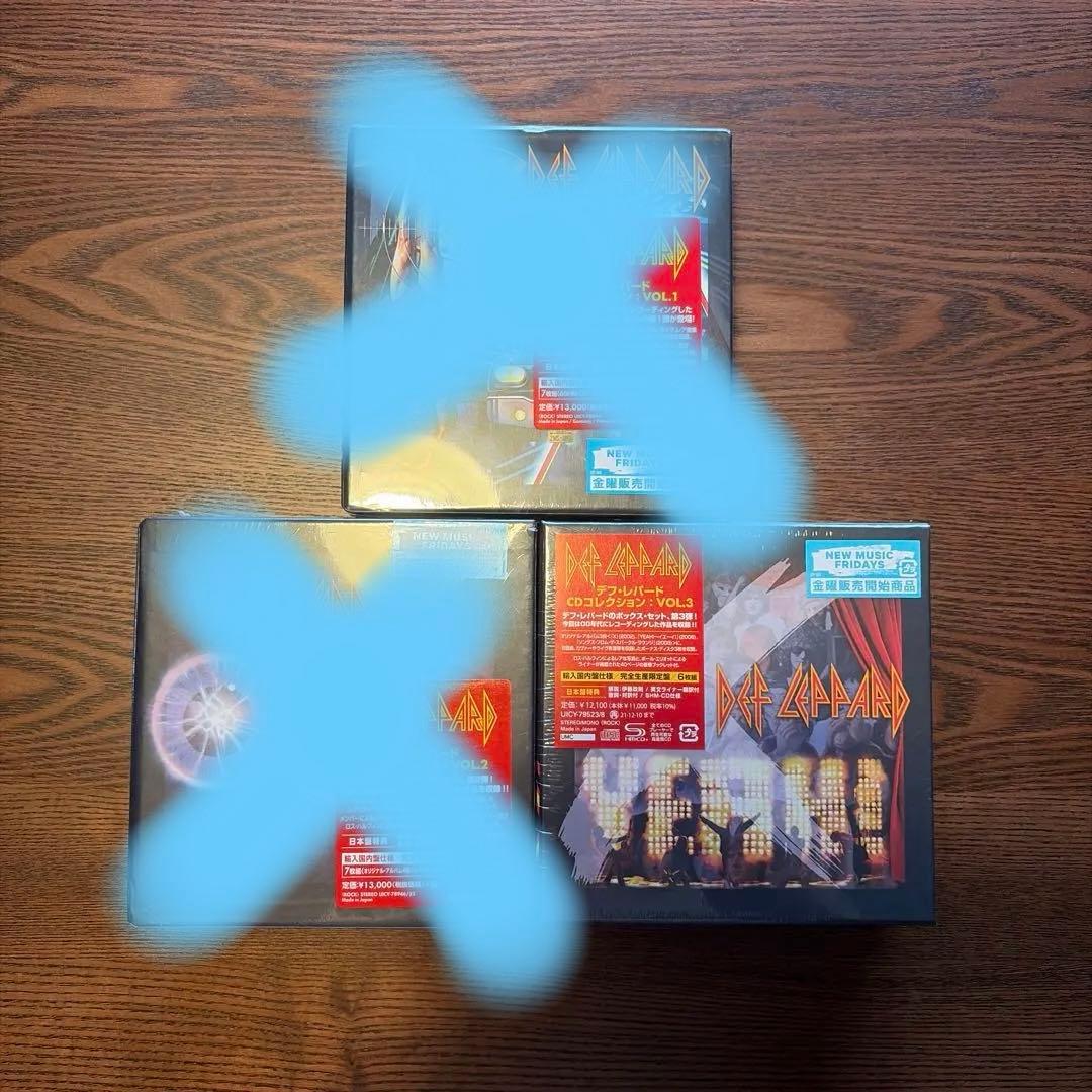 DEF LEPPARD デフ・レパード CDコレクション　全品 未開封