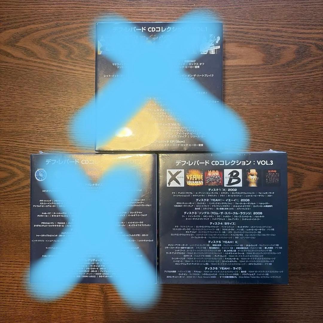 DEF LEPPARD デフ・レパード CDコレクション　全品 未開封