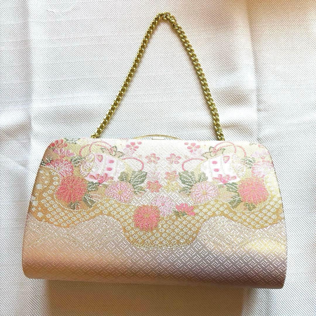 振袖　草履・バッグ・ファー・和装小物付き　正絹　京都きもの友禅　身丈160cm