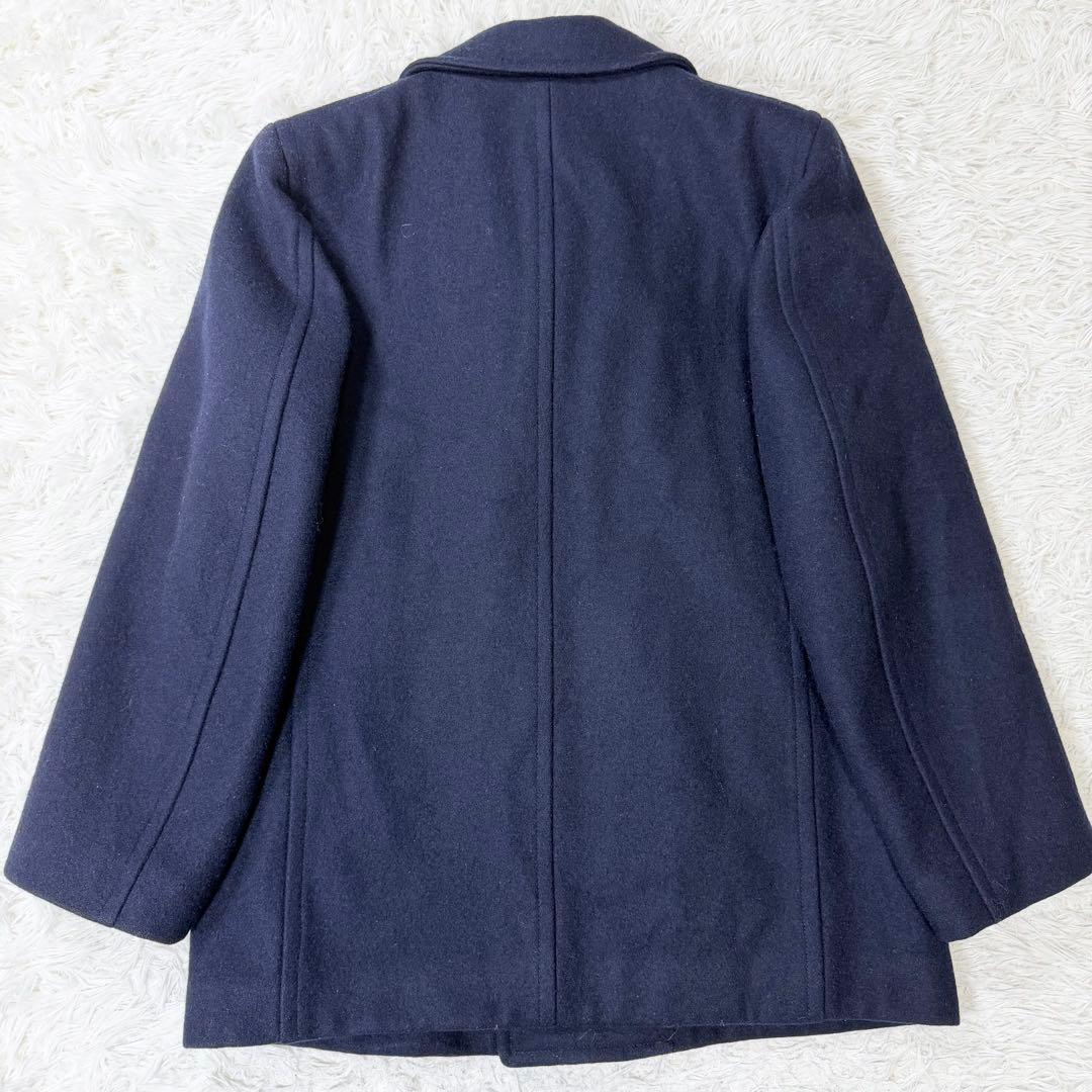 Aquascutum アクアスキュータム　ピーコート　ヴィンテージ　裏地赤　金鎖