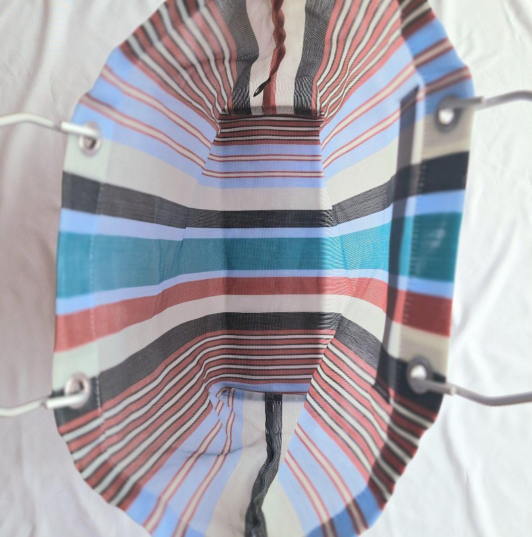 MARNI MARKET マルニ ストライプ メッシュバッグ (中古品)