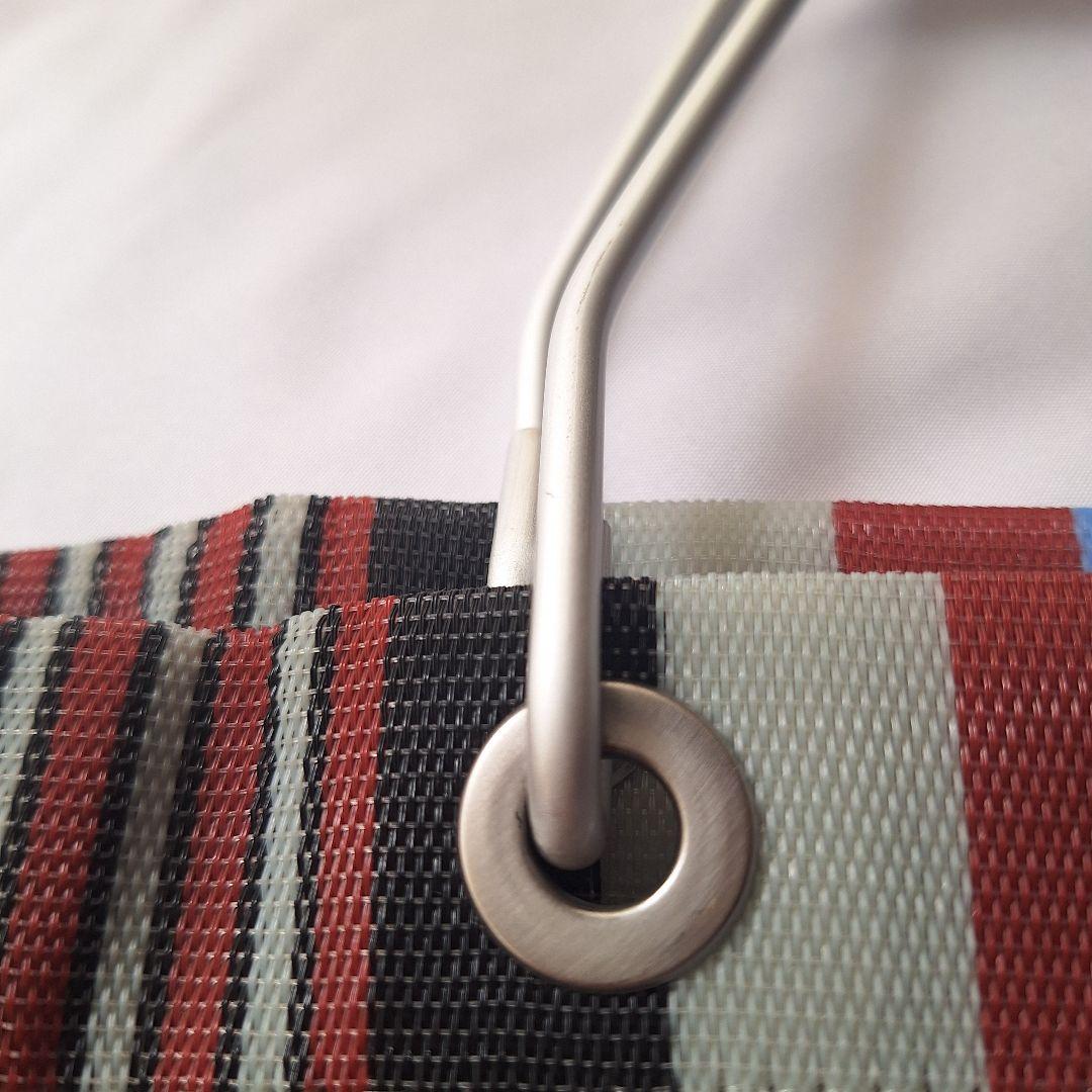 MARNI MARKET マルニ ストライプ メッシュバッグ (中古品)