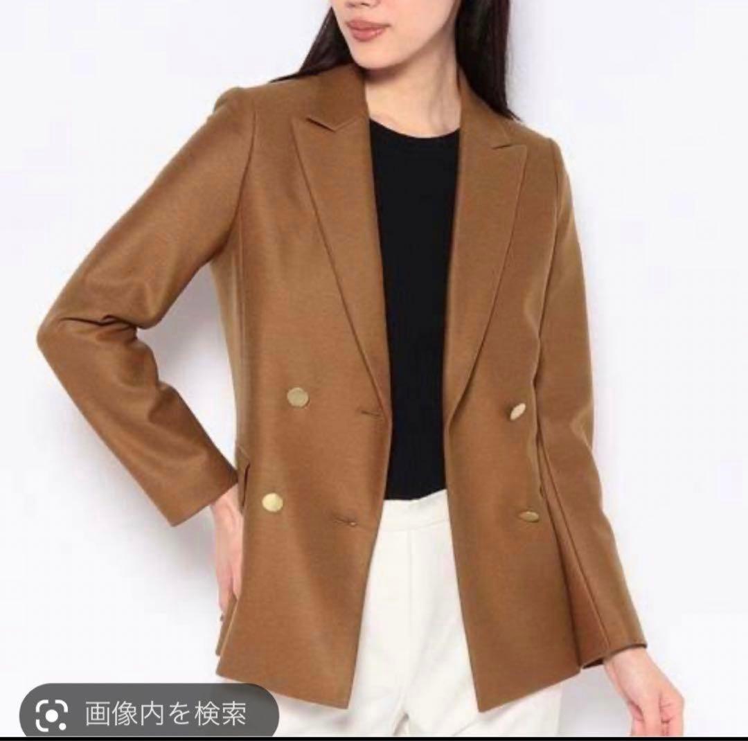 アナイANAYI 上品おしゃれなジャケット　サイズ36 キャメル