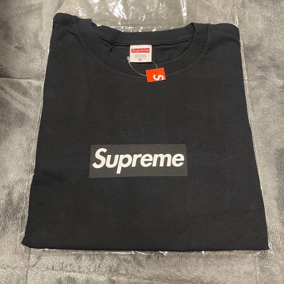 トップス Supreme Box Logo L/S Tee \"Black\"