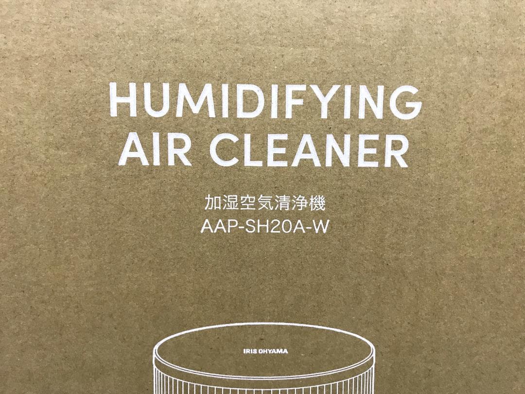 未開封　アイリスオーヤマ 加湿空気清浄機 AAP-SH20A-W