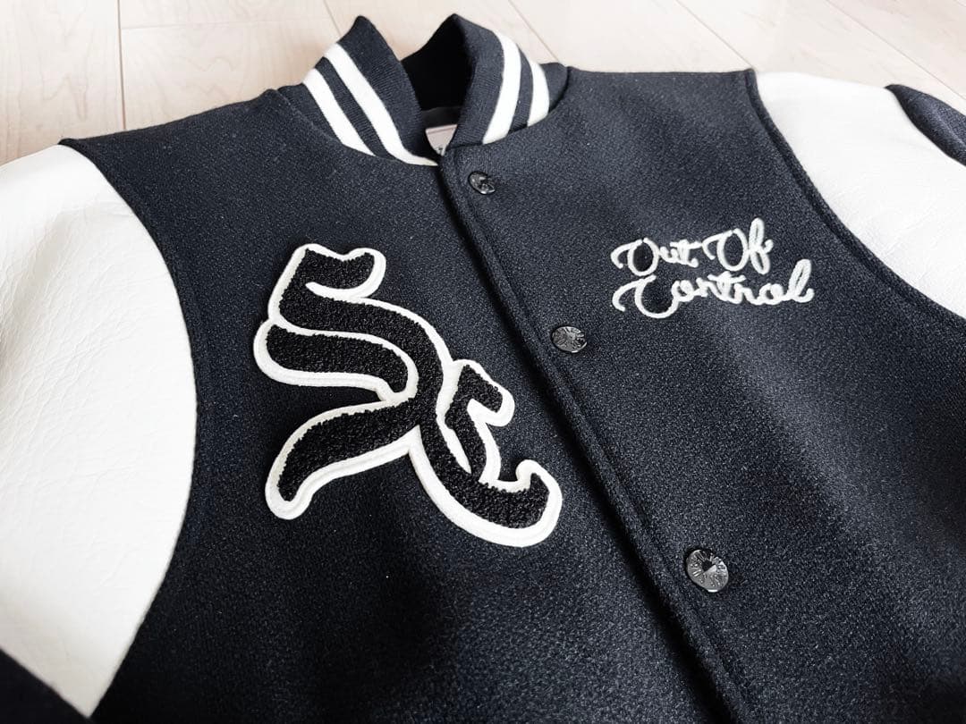 SC/サブカルチャー STADIUM JACKET / 黒 スタジャン