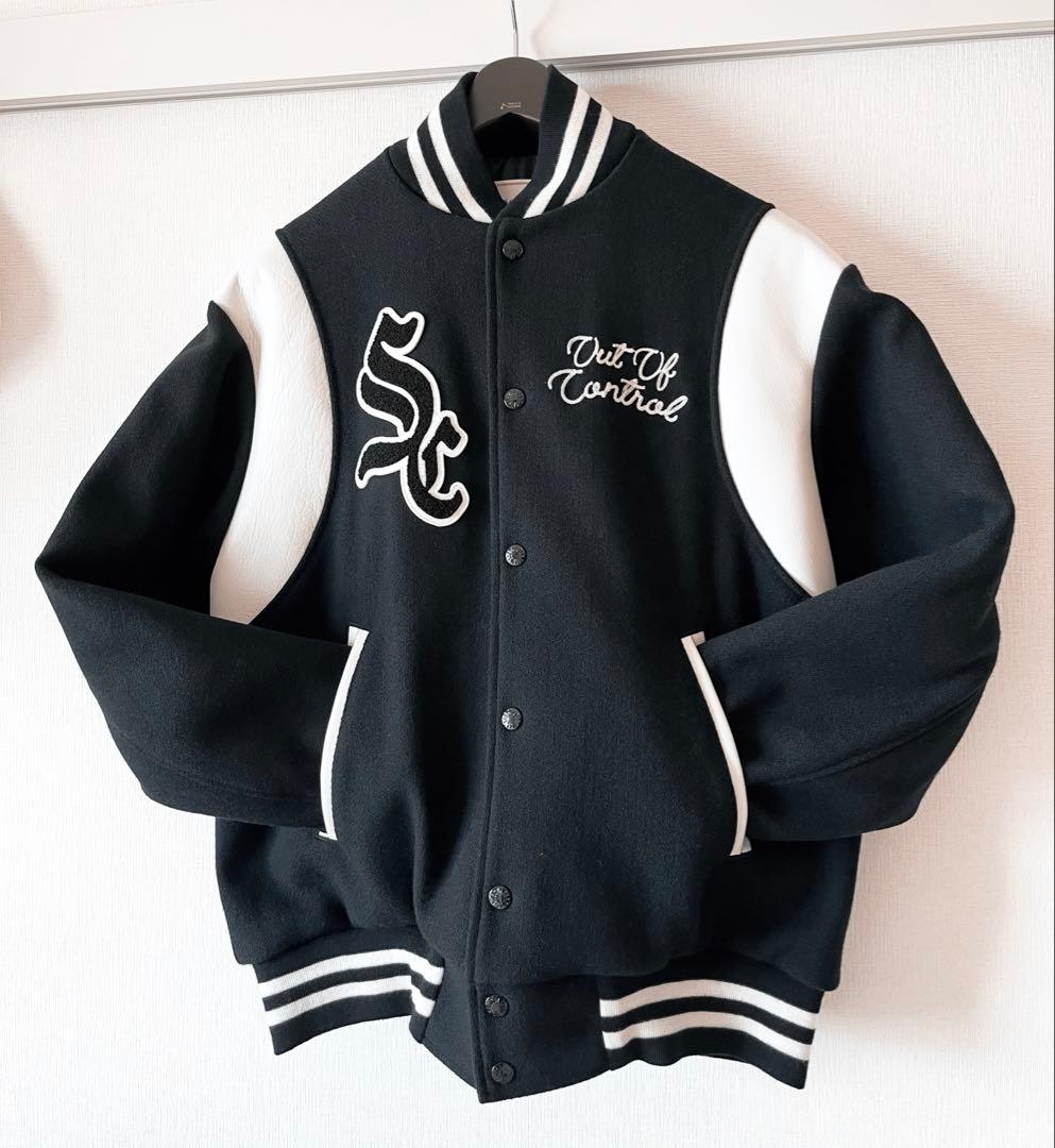 SC/サブカルチャー STADIUM JACKET / 黒 スタジャン