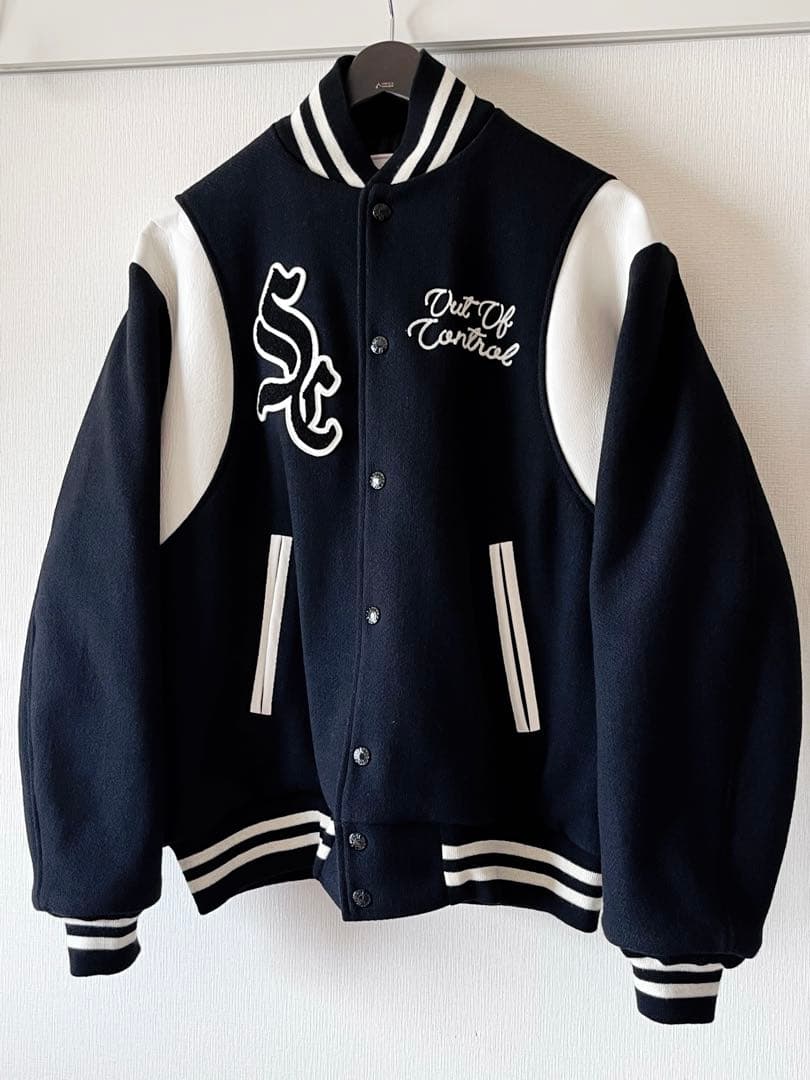 SC/サブカルチャー STADIUM JACKET / 黒 スタジャン