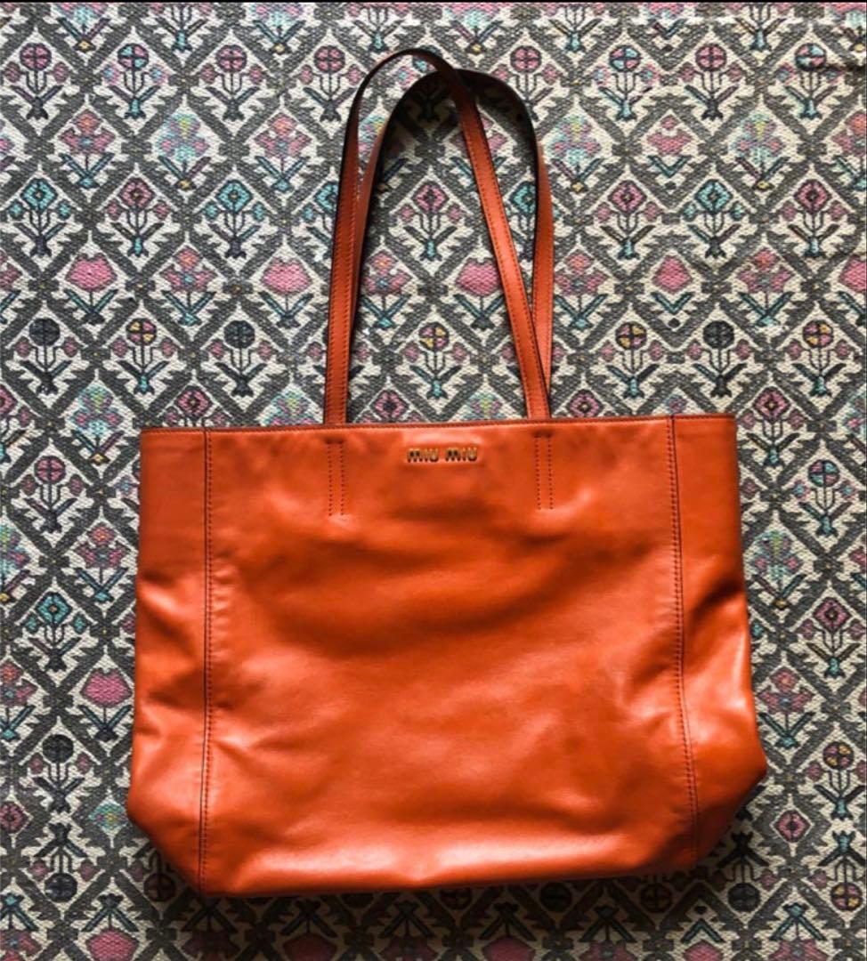 MIU MIU レザートートバッグ