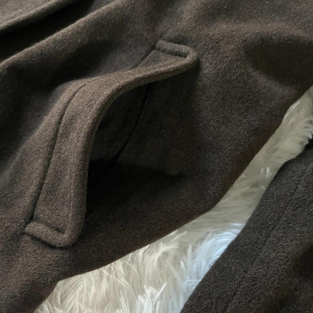 【極美品】ロペ　アンゴラ60%混　ロングコート　ブラウン マキシ丈