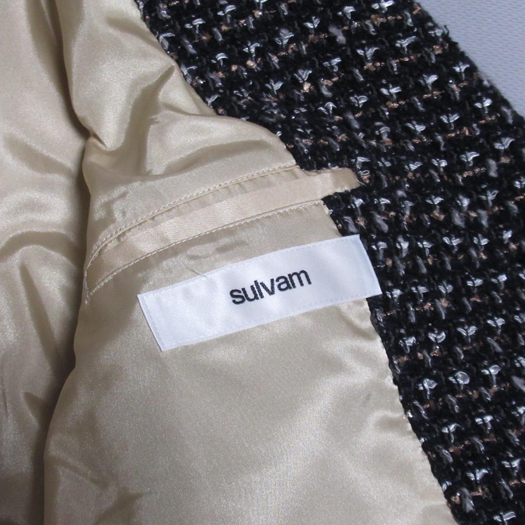 sulvam Fancy Tweed Jacket サルバム ツイードジャケット