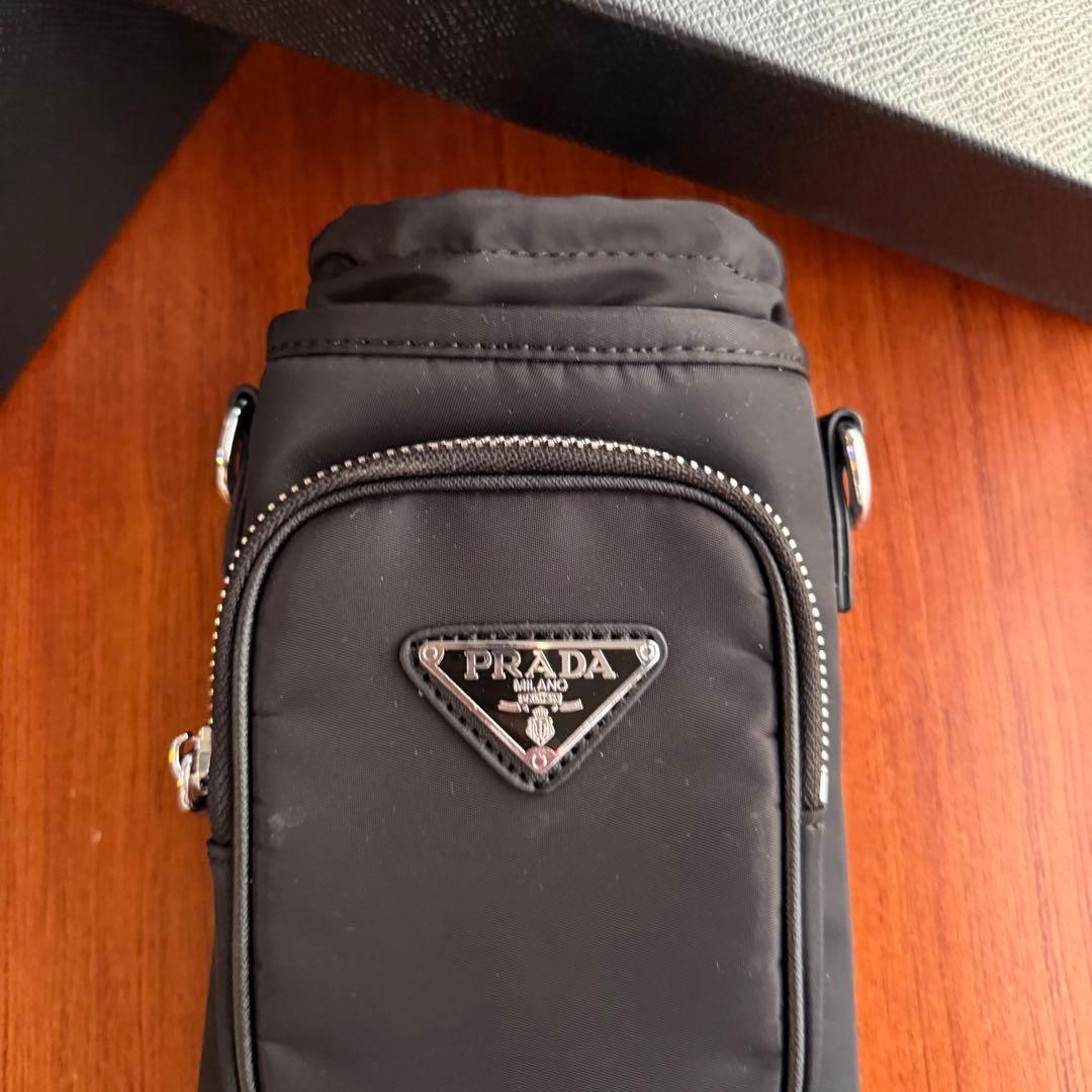 美品 サフィアーノ ナイロン フォンケース ショルダー バッグ