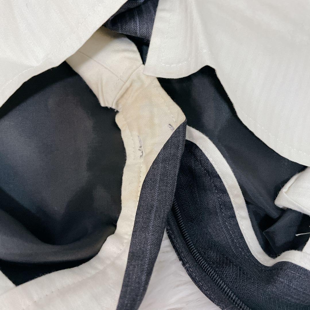 ポールスミス 高級ロロピアーナ 花柄 シルク　セットアップ 白ステッチ 総裏 L