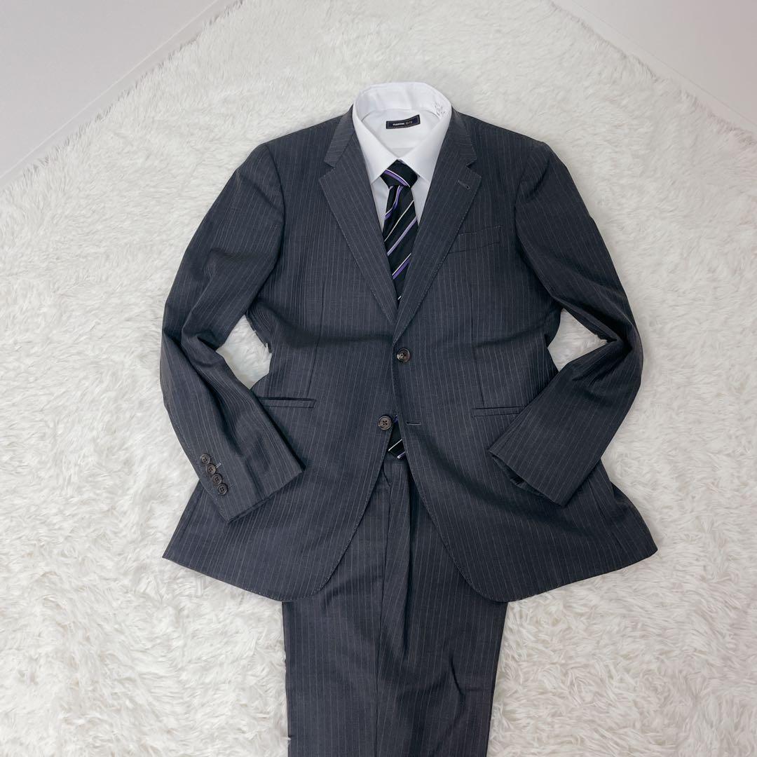 ポールスミス 高級ロロピアーナ 花柄 シルク　セットアップ 白ステッチ 総裏 L