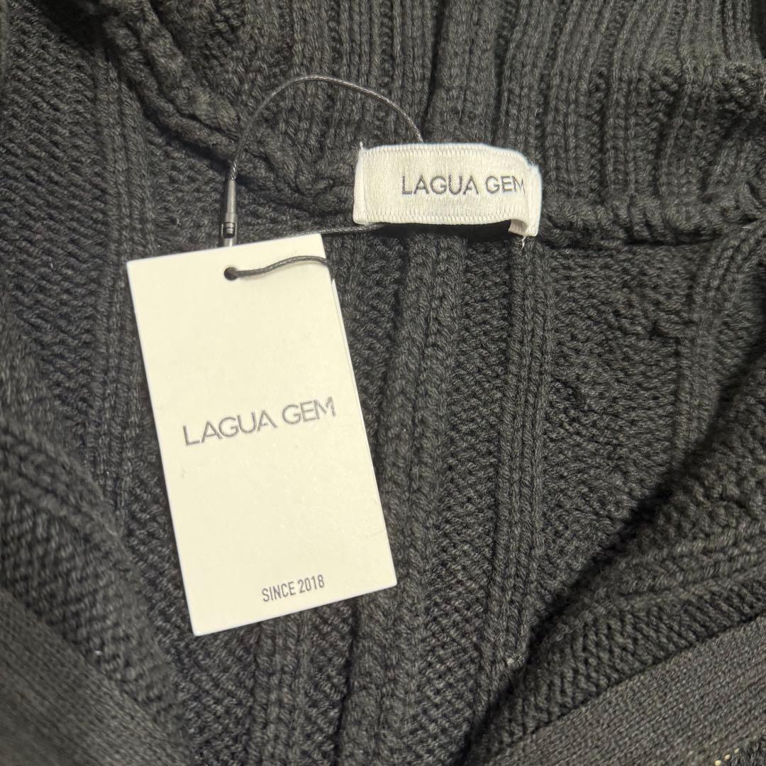 lagua gem ラグアジェム cable ニットロンパース