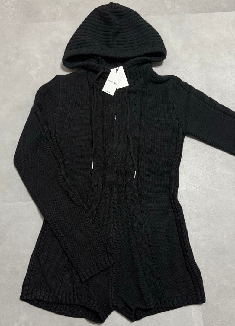 lagua gem ラグアジェム cable ニットロンパース