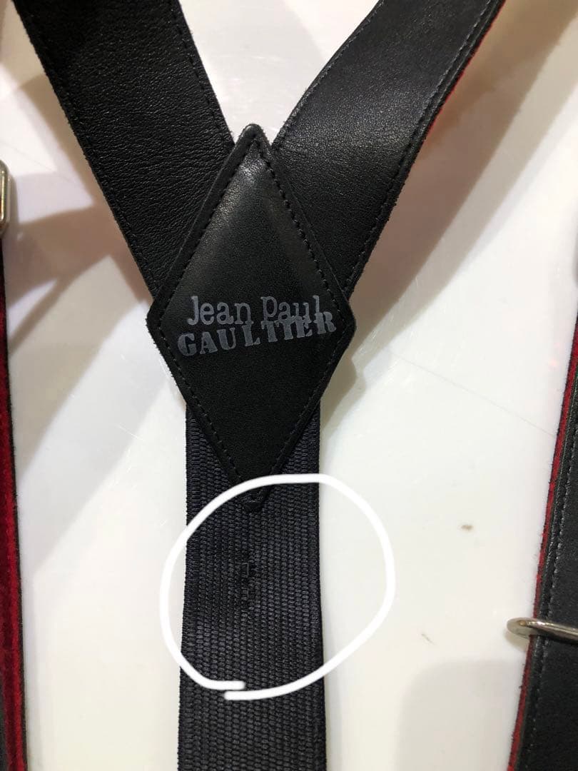 JeanPaulGaultier サスペンダー付きパンツ