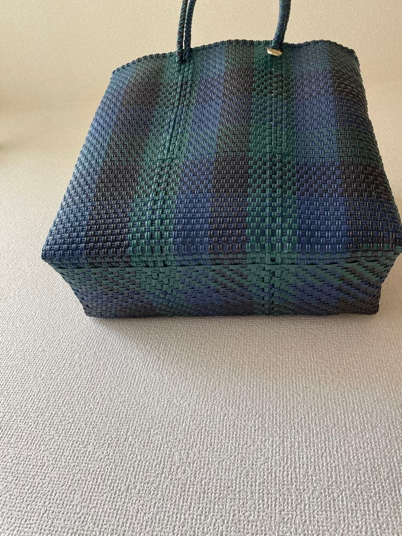 【未使用】Letra　メルカドバッグ　Mサイズ チェック