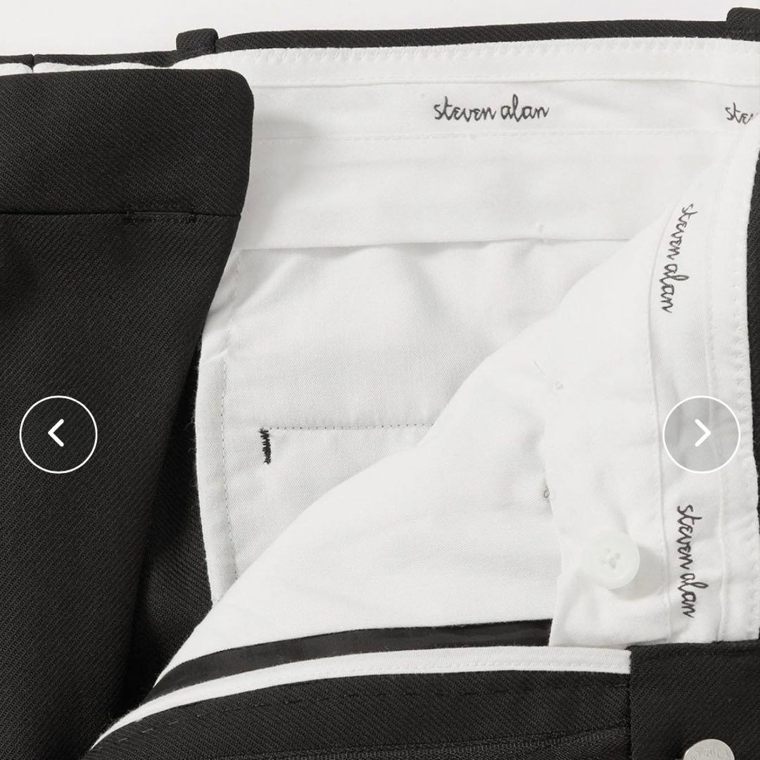 Steven Alanヴィンテージツイル インツープリーツ ドレス トラウザーズ