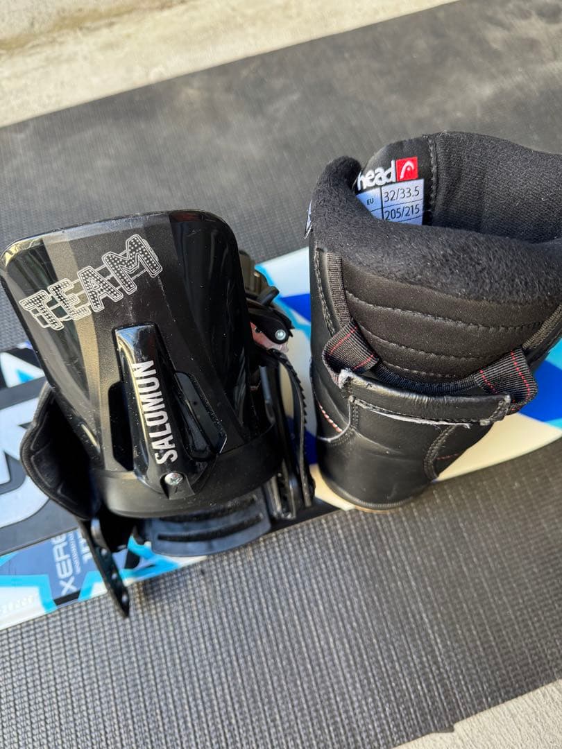 XERES 108cm スノーボード ビンディング　3点セット