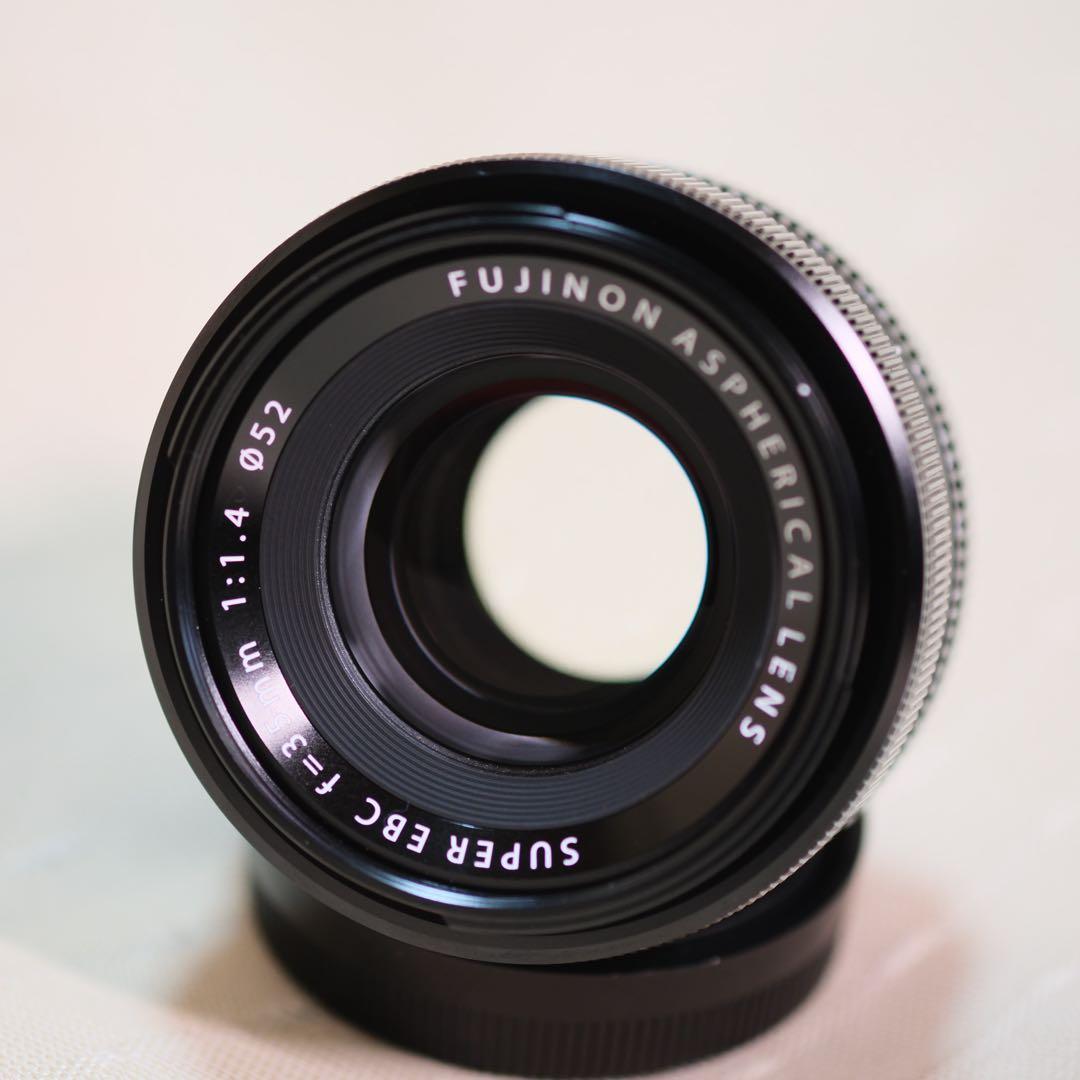 FUJIFILM XF35mm F1.4 R 社外レンズ保護フィルター付