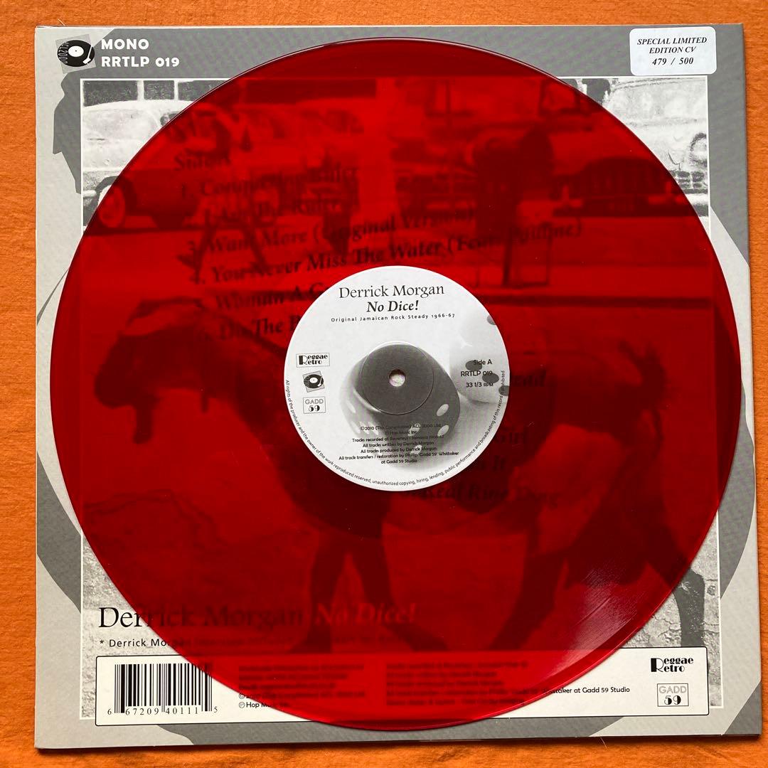 LP盤 DERRICK MORGAN - NO DICE ! レゲエ