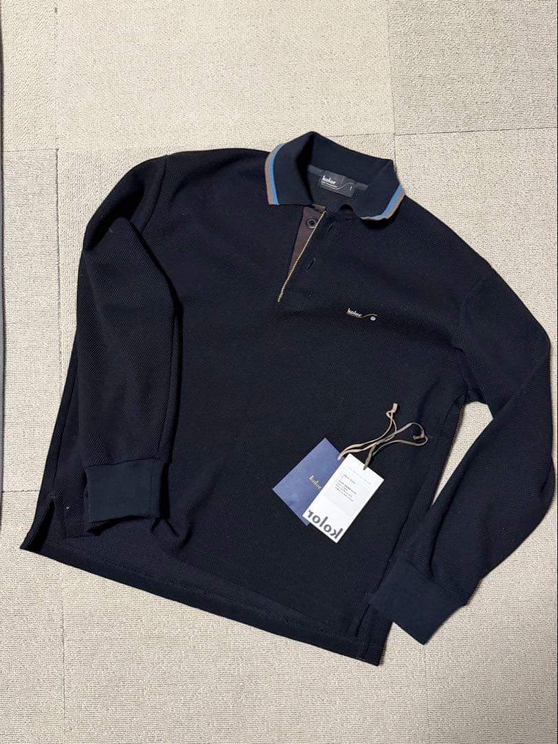 Kolor ラインカラーポロシャツ