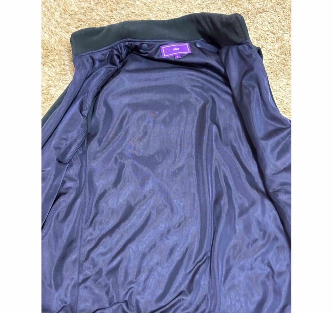 BEAMS GOLF メンズ ゴルフ ブルゾン ベスト S ネイビー