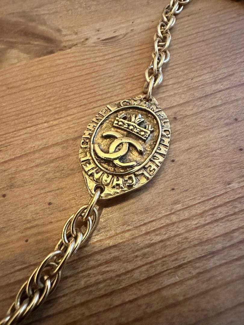 CHANEL 金色メッキ ネックレス