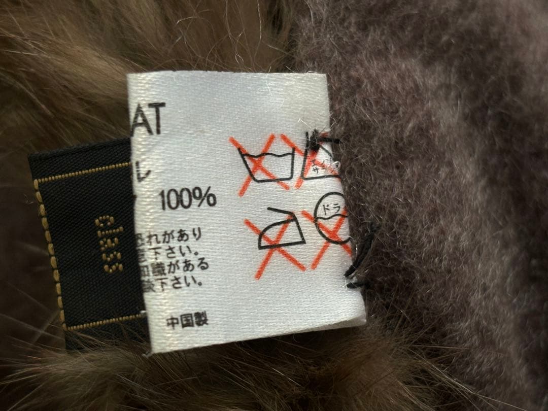 Faviora MOONBAT カシミヤ　ケープ　リアルファー　ファビオラ　最終