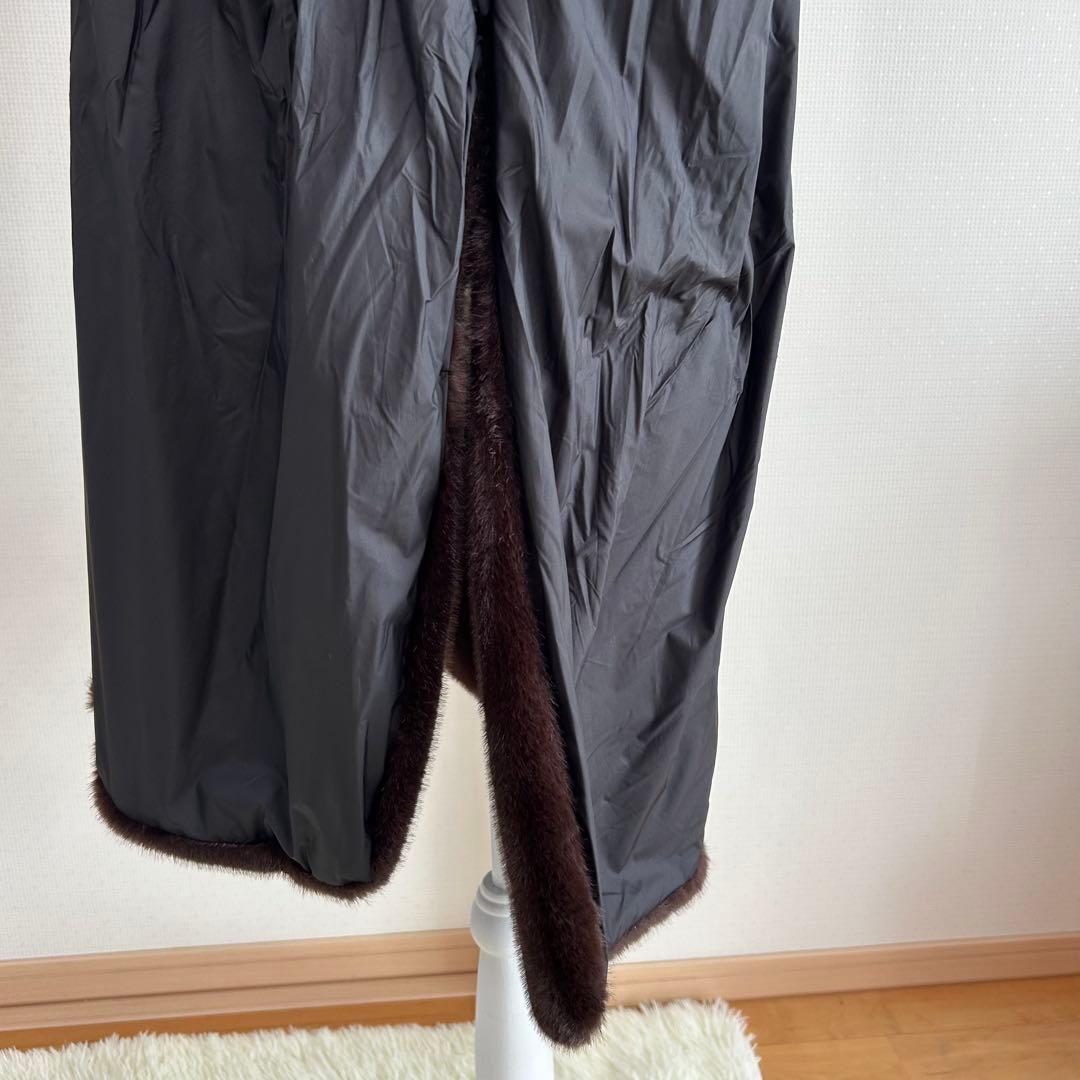 【美品】mizuiro ind ファーボアベスト リバーシブル