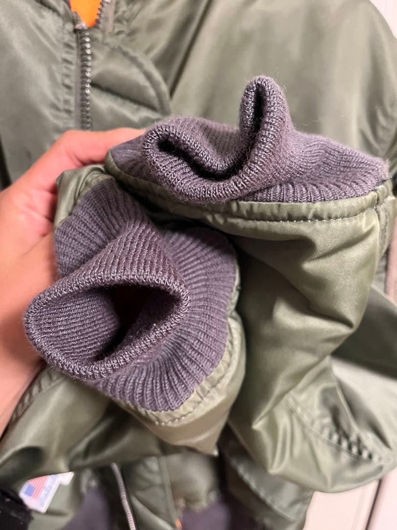 USA製 AVIREX MA-1 フライトジャケット オリーブグリーン