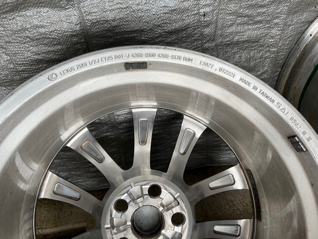 LEXUS LC純正アルミホイール 21インチ 一台分セット