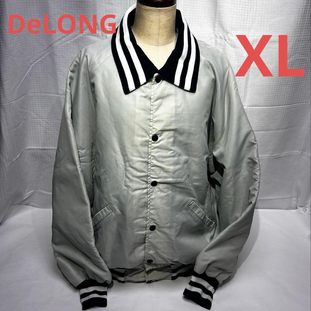 ビンテージ DeLONG デロング70s80sナイロンスタジャン アメフトXL