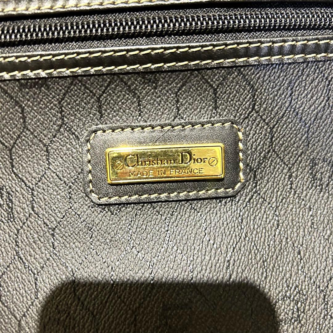 Christian Dior/ディオール ブラック ボストンバッグ 南京錠　鍵付