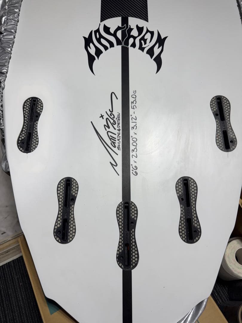 プラセボサーフボードRE-LOADED（リローデッド）53L 6'6\"