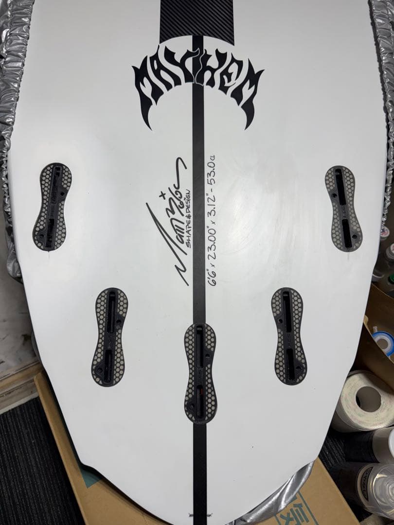 プラセボサーフボードRE-LOADED（リローデッド）53L 6'6\"