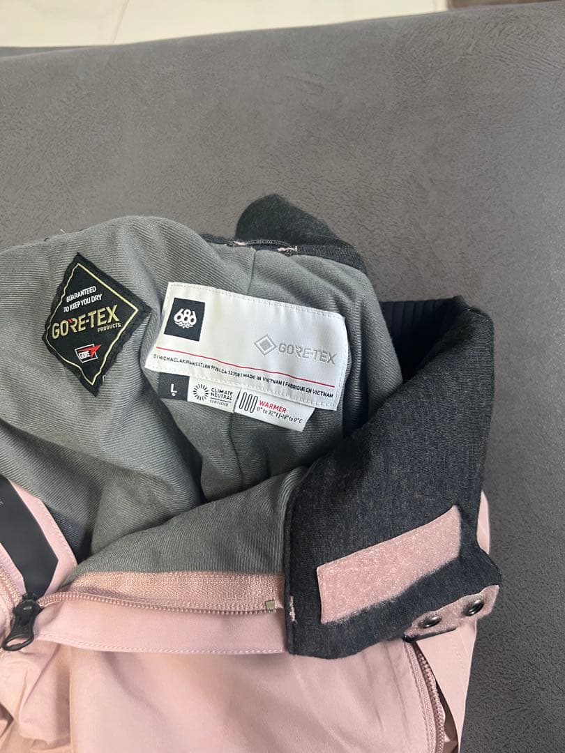 686 Lサイズゴアテックス モーヴピンクパンツ