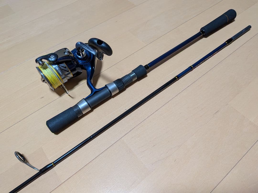 eazy K　ライトジギング　シーバス　ロッド　リール　本体　セット