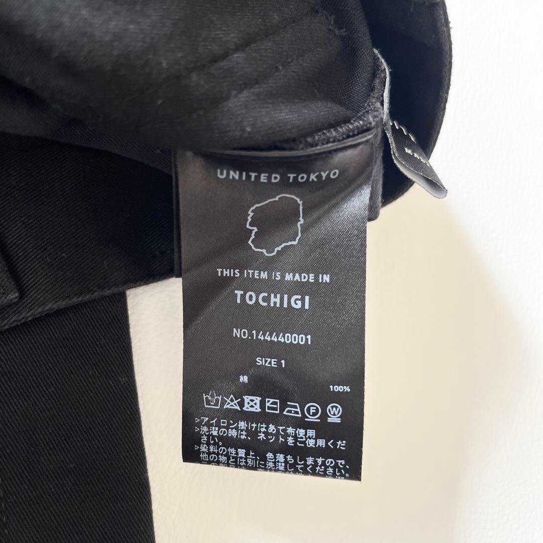 ▼美品✨24AW✨現行✨ユナイテッドトウキョウ ワイドタックカーゴパンツ 黒