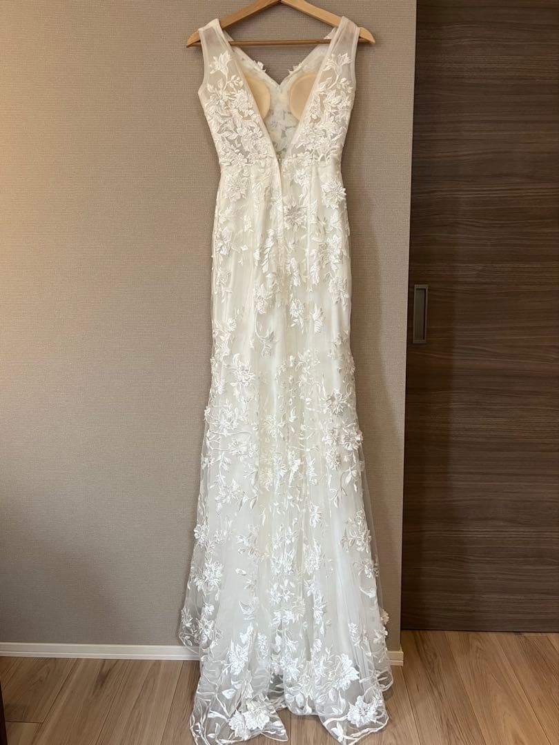 【着用画あり】グレースシトラス マーメイドドレス5号/ホワイト/レース