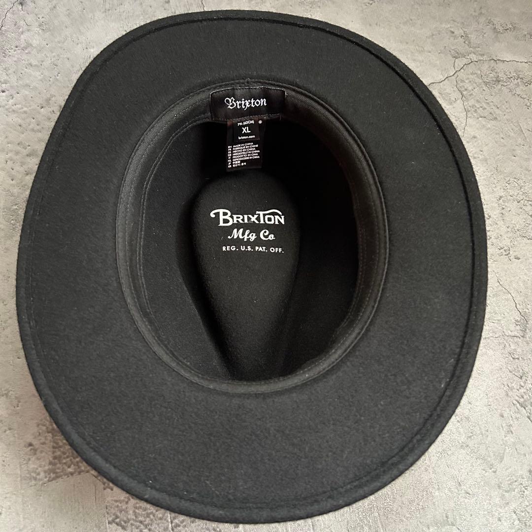 希少 極美品 BRIXTON ブリクストン FEDORA HAT ハットウール