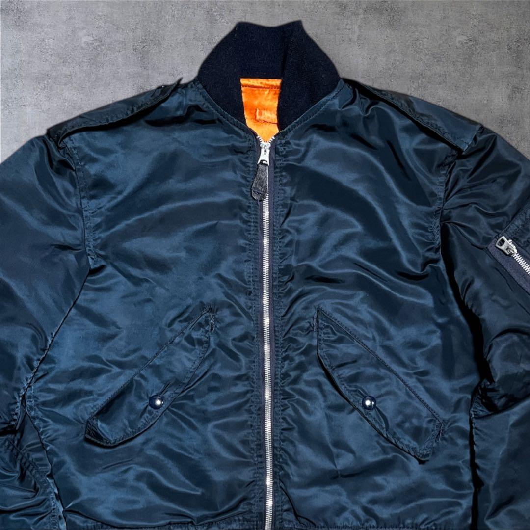 80's USA製 アルファ L-2B フライトジャケット XS l2b ma1