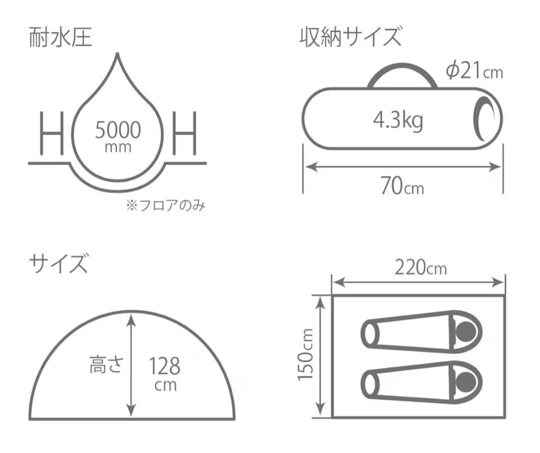 ✨新品✨ カンガルーテントS DOD T2-616-TN