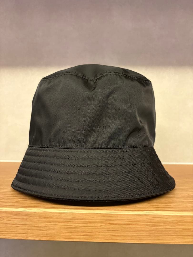 PRADA ブラック バケットハット Sサイズ