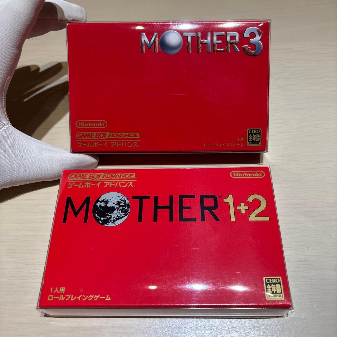 未使用に近い mother1+2 mother3 ゲームボーイアドバンス