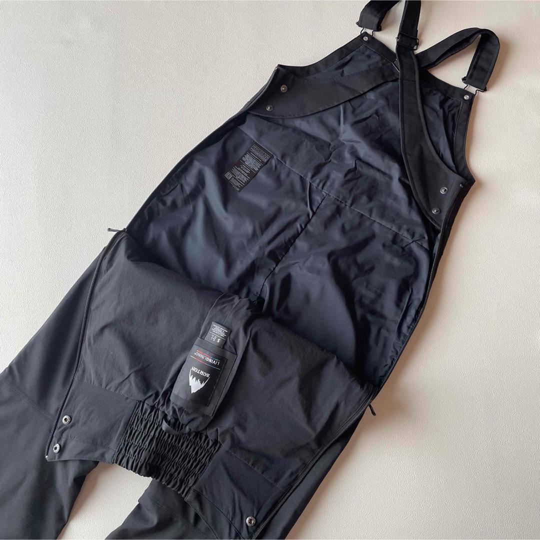 5469【美品】バートン ビブパンツ レディース 無地 avalon ブラック