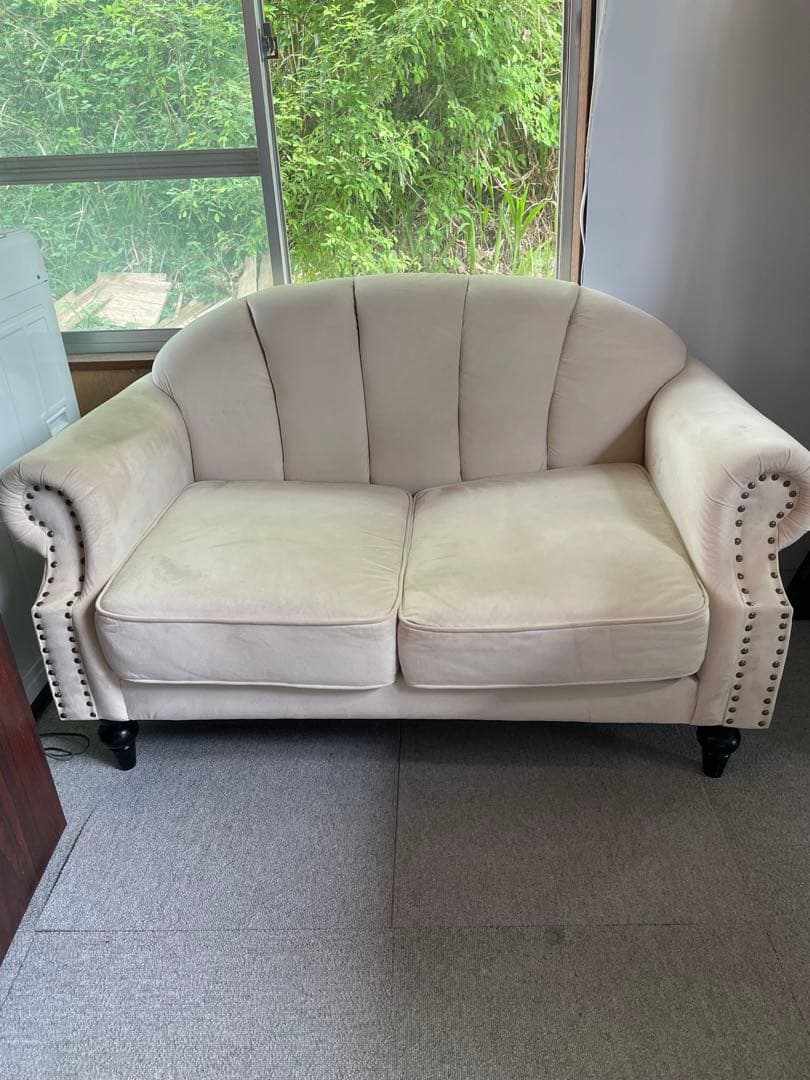 エレガント　二人掛け　ソファー　ルコ2P シェルソファ